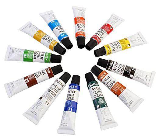 საღებავი აკრილის(ტექსტილის) ნაკრებში