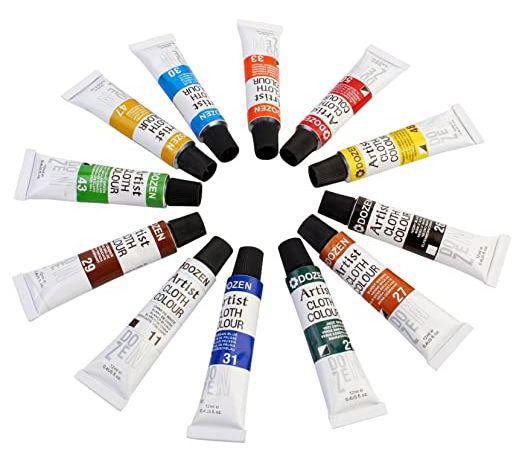 საღებავი აკრილის(ტექსტილის) ნაკრებში