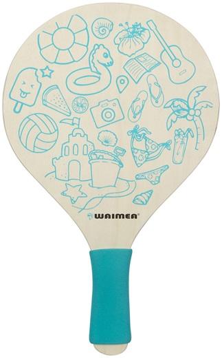 სანაპიროს ჩოგბურთის ნაკრები SCHREUDERS FOAM GRIP PARADISE 63BE ლურჯი - ანტრაციტი