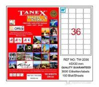 ლეიბლი ა4 1x36 100ფურც (45x30) - 36 ნაჭრიანი