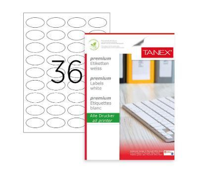 ლეიბლი ა4 40.6×25.4 mm ოვალი 2148