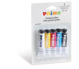 გუაში Poster paint tubes12ml5 colours blister