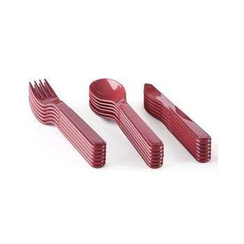 დანა,ჩანგალი, კოვზი პლასტმასი TTZ 18ც. AP-9144