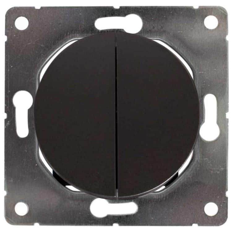 გადამრთველი DPM Soul SEU1008B 2 კლავიშიანი