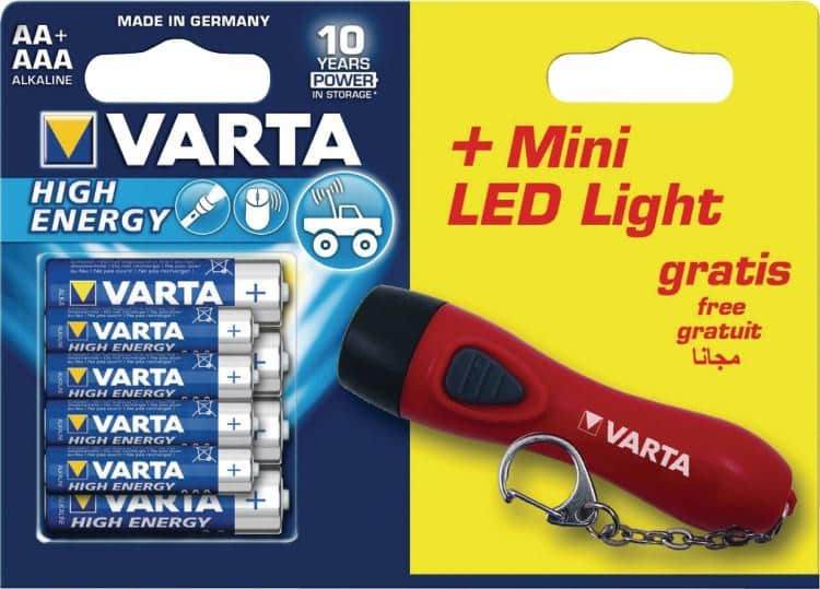 ელემენტი VARTA 4xAA-4xAAA plus LED ფარანი