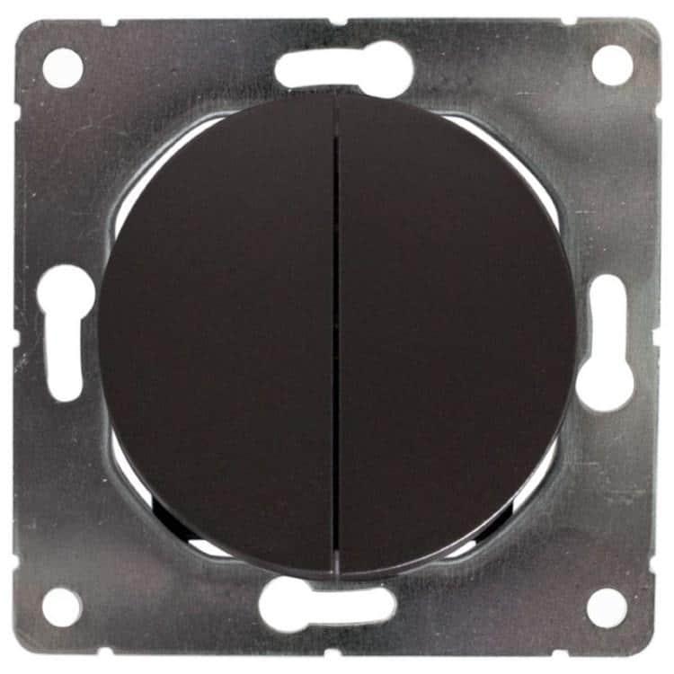 გადამრთველი რევერსული DPM Soul SEU1009B 2 კლავიშიანი