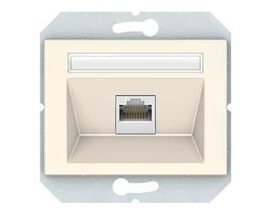 როზეტი ჩარჩოს გარეშე RJ45 Vilma KLRJ45-15e2-02 iv 1 განყოფილებიანი