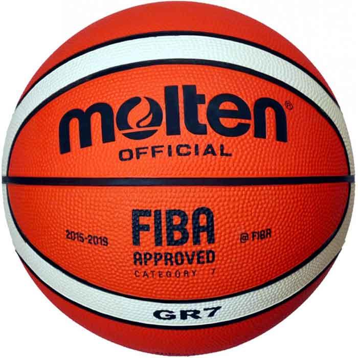 კალათბურთის ბურთი MOLTEN BGR7-OI FIBA სავარჯიშო, რეზინი