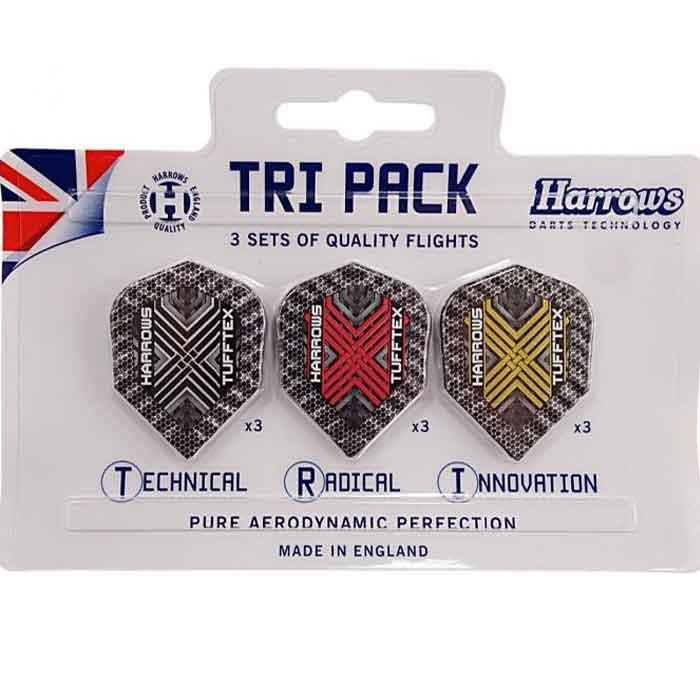 დარტსის ბუმბული HARROWS TRI PACKS TUFFTEX 3623 3 ცალი