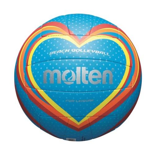 სანაპიროს ფრენბურთის ბურთი MOLTEN V5B1501-B გარე მოხმარების, სინთ. ტყავი