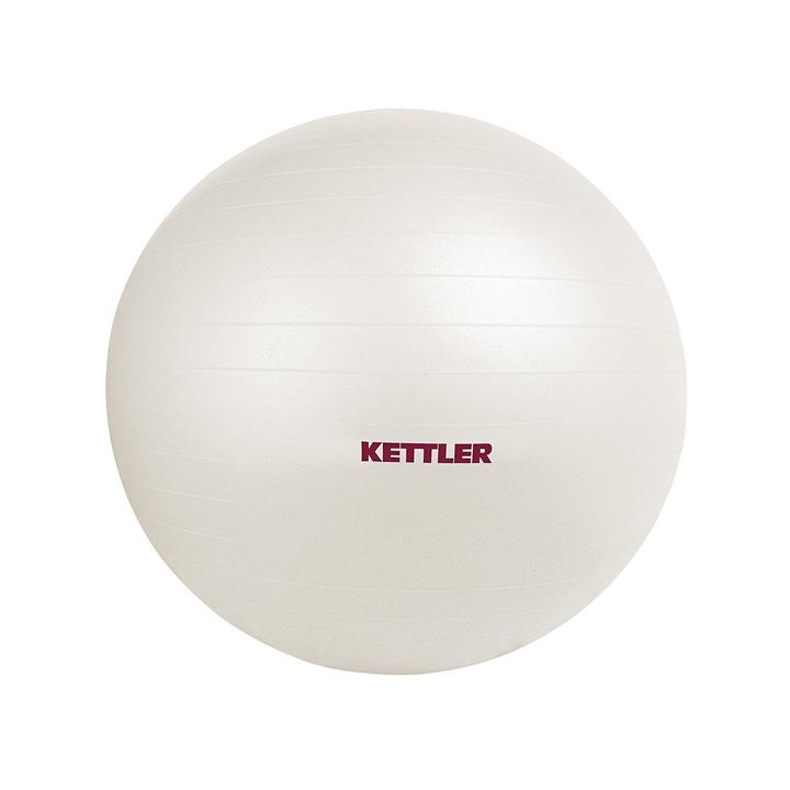გიმნასტიკის ბურთი 65სმ KETTLER BASIC PEARL თეთრი