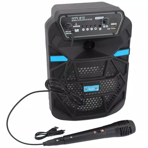 დინამიკი კაბელიანი მიკროფონით OTY-612