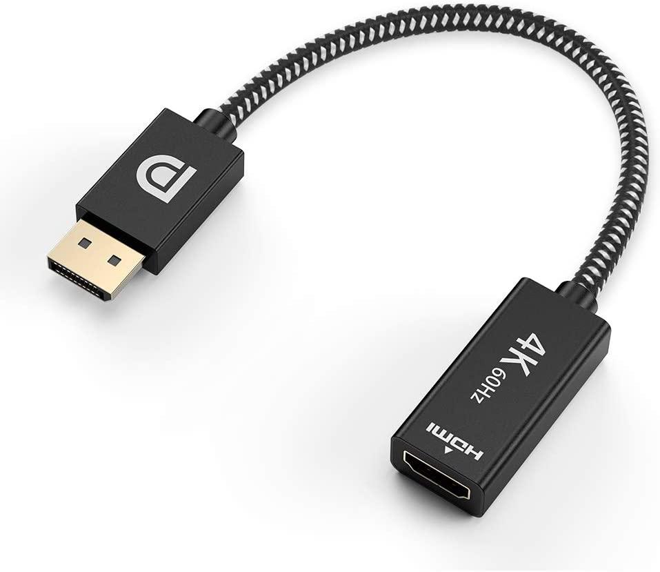 dp to hdmi male to female displayport to hdmi adapter 4k 60hz