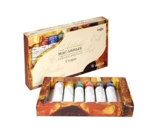 ზეთოვანი საღებავი 6ფ 18მლ ტუბა