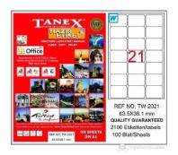 ლეიბლი ა4 1x21 100ფურც (63.5x38.1) 21 ნაჭრიანი