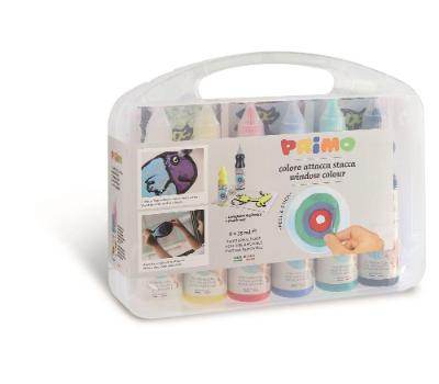 მინაზე სახატავი საღებავი 6x80ml multipurpose box 651W6SP