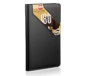 ბლოკნოტი სავიზიტე ტყავის 180 ბარათზე