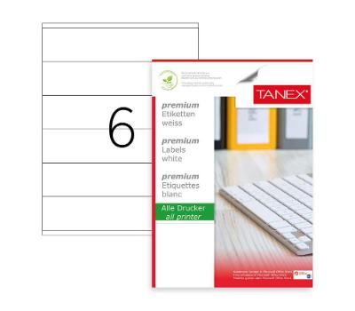 ლეიბლი ა4 1x47 100ფურც (210x47.81)- 6 ნაჭრიანი