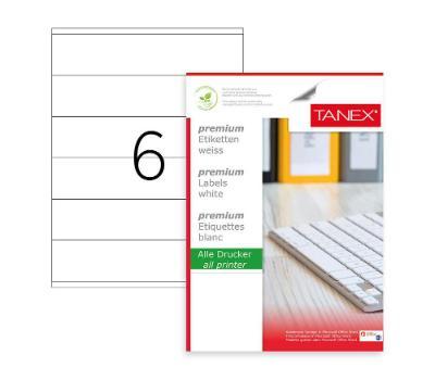 ლეიბლი ა4 1x47 100ფურც (210x47.81)- 6 ნაჭრიანი