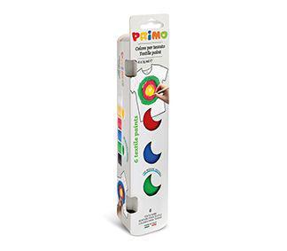 ტექსტილის საღებავი 6 Textile paint pots x 25 ml