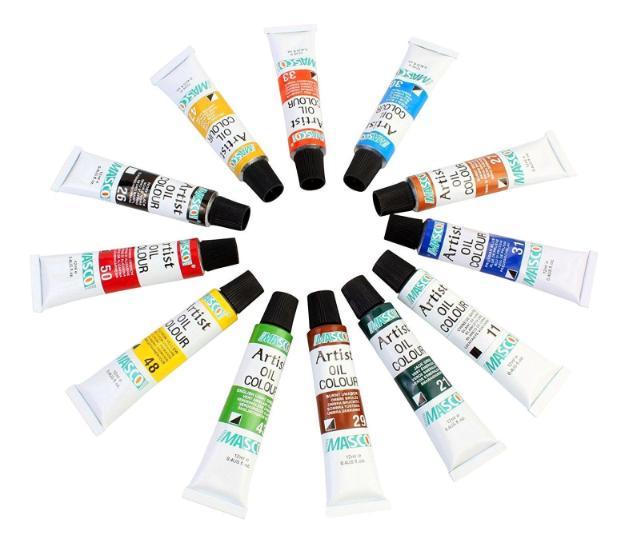 ზეთოვანი საღებავი ნაკრებში O1212-8