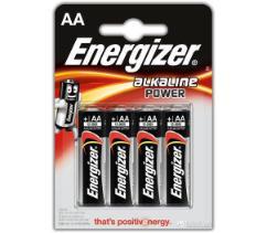 Energizer Alkaline Power AA ელემენტი 4ც შეკრა