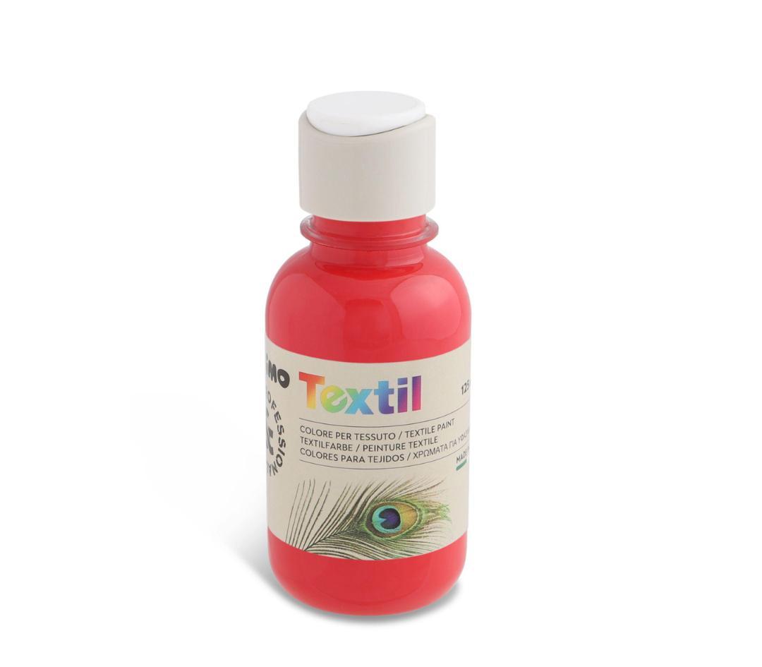 აკრილის საღებავი 410TX125300 Textile paint 125 ml bottle with flow-control cap vermillion