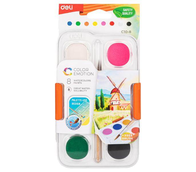 აკვარელი 8ფ.28მმ. C108