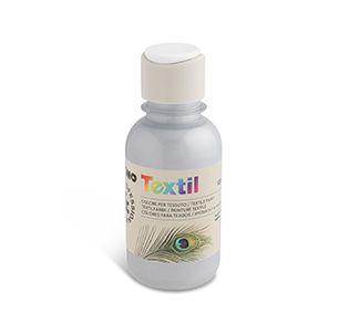 ტექსტილის საღებავი Textile metallic paint 125 ml SILVER