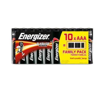 Energizer Alkaline Power AAA ელემენტი 10ც შეკრა