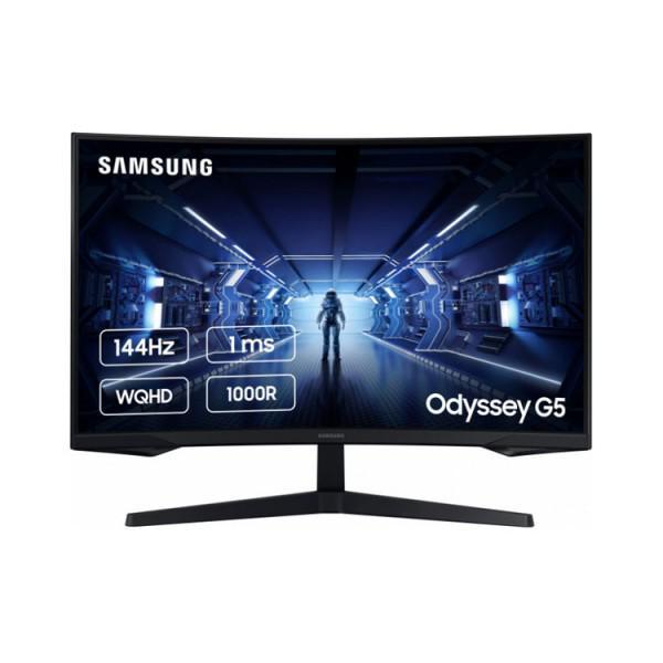 მონიტორი Samsung LC27G54TQWIXCI Odyssey G5 27'' WQHD VA 144Hz 1ms HDMI DP
