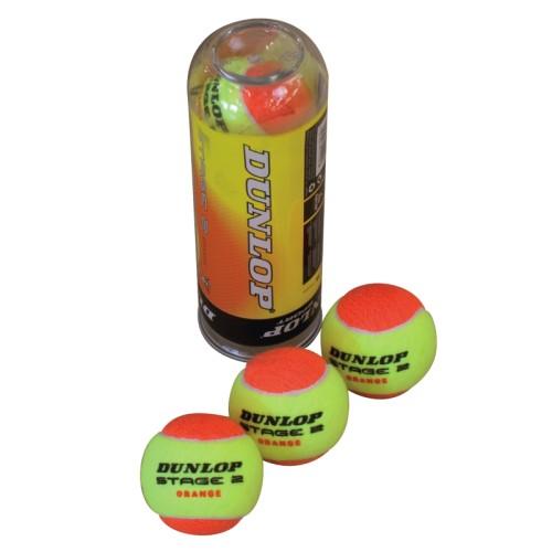 ჩოგბურთის ბურთი 3 ცალი DUNLOP STAGE 2