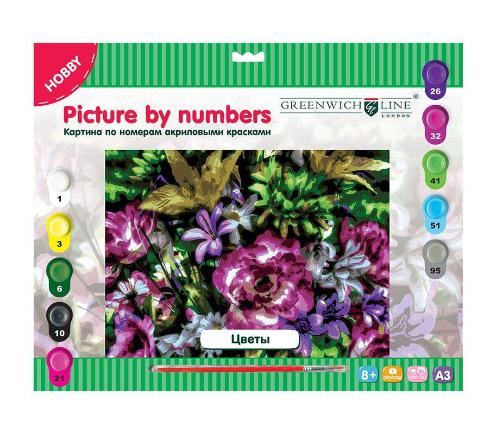 სახატავი ნაკრები აკრილის საღაბავი მუყაო Greenwich