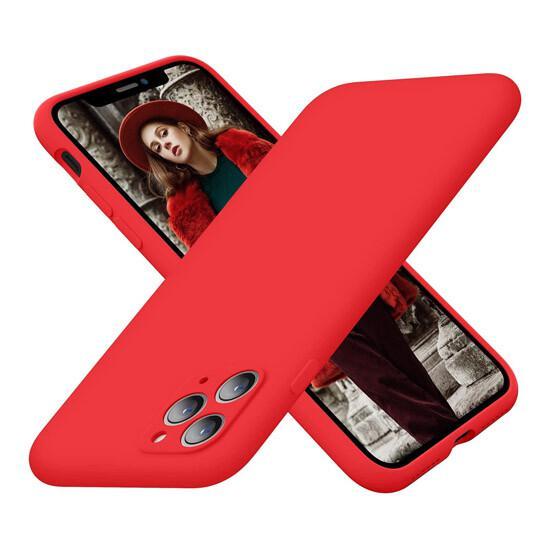 Protective Case Liquid Silicone Series Apple iPhone 11 Pro Max Wine