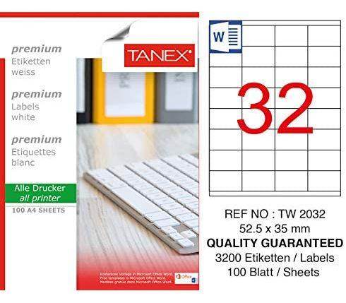 ლეიბლი ა4 1x32 100ფურც (525x35) 2032