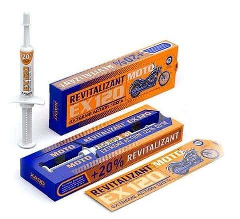 რევიტალიზანტი მოტოციკლეტისთვის EX120 4 მლ