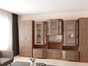 კედელი ანტეკი-კარადა 2 კარიანი — სურათი 1 2-დან