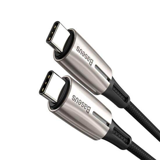 Water Drop Shaped Lamp Flash Charge Data Cable Type-C 20V 3A 1M CATSD-J01