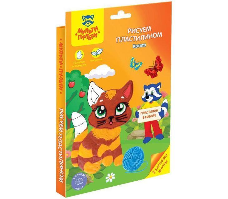 სახატავი ნაკრები პლასტელინით კნუტები