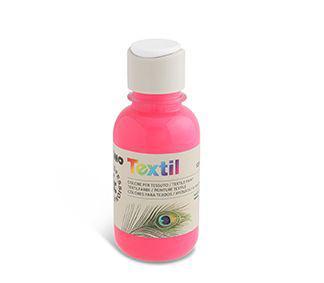 ტექსტილის საღებავი Textile fluorescent paint 125 ml PINK