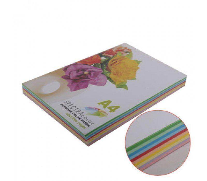 ფერადი ქაღალდი A4 80გრ 100(ფურც) MIX855