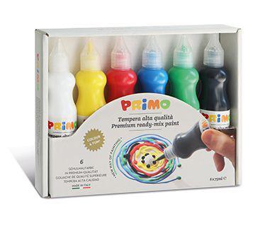 გუაში Poster paint in bottle 75ml 6 colours
