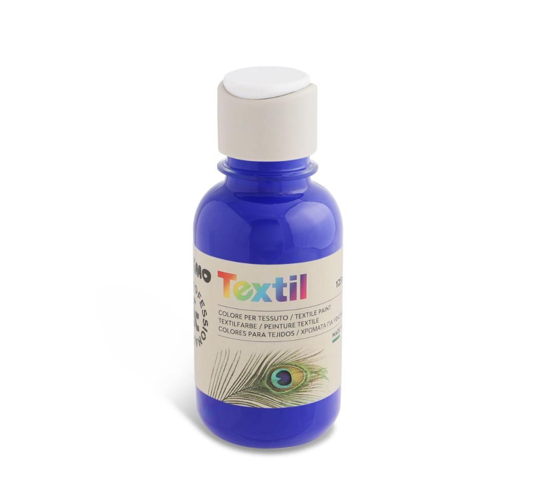 აკრილის საღებავი 410TX125500 Textile paint 125 ml bottle with flow-control cap ultramarine