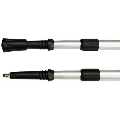 ჰაიკინგის ჯოხები Abbey 21SV ZRW anti shock Black-Red-White