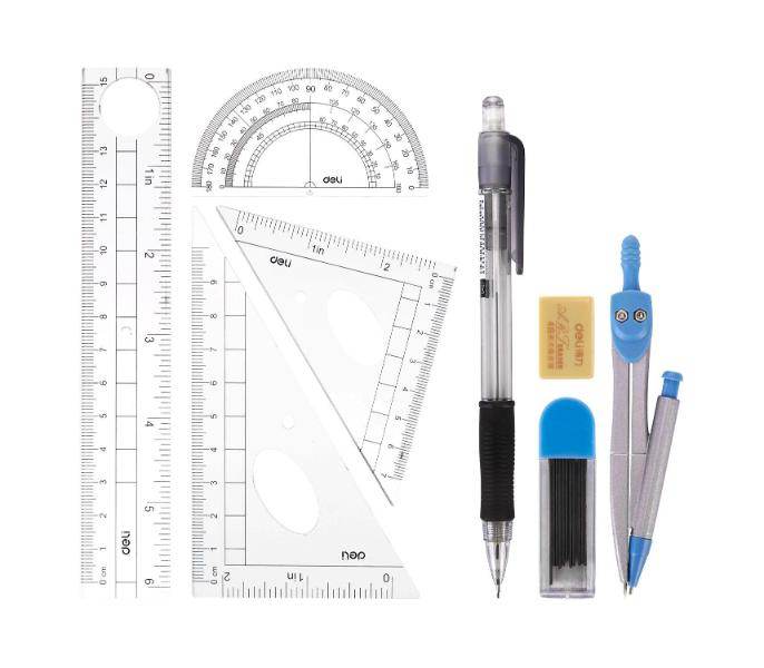 ფარგალი და სახაზავების ნაკრები 4ც EG30894