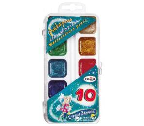 აკვარელი 10 ფერი