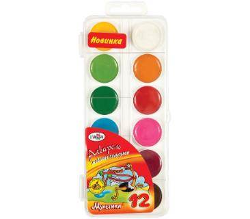 საბავშვო აკვარელი 12 ფერი