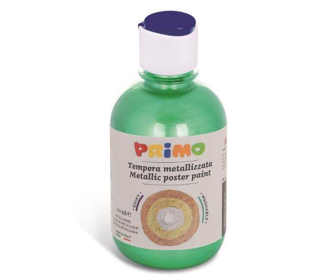 გუაში 233TM300610 Ready-mix metallic poster paint bottle 300 ml with flow-control cap bright green 610.