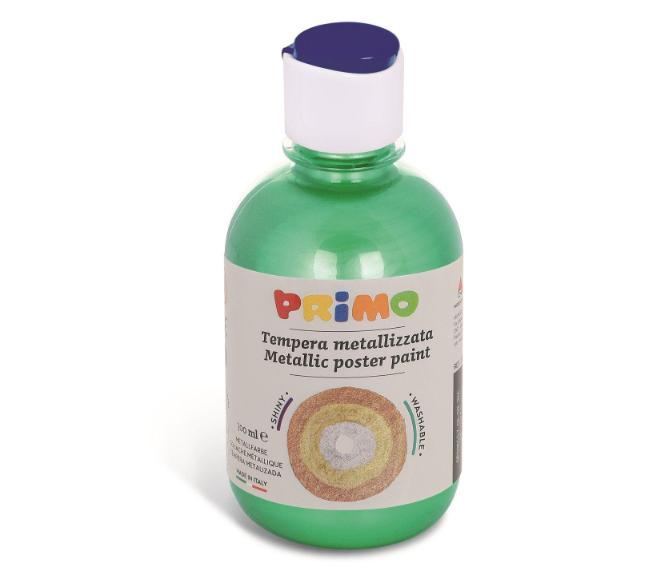 გუაში 233TM300610 Ready-mix metallic poster paint bottle 300 ml with flow-control cap bright green 610.