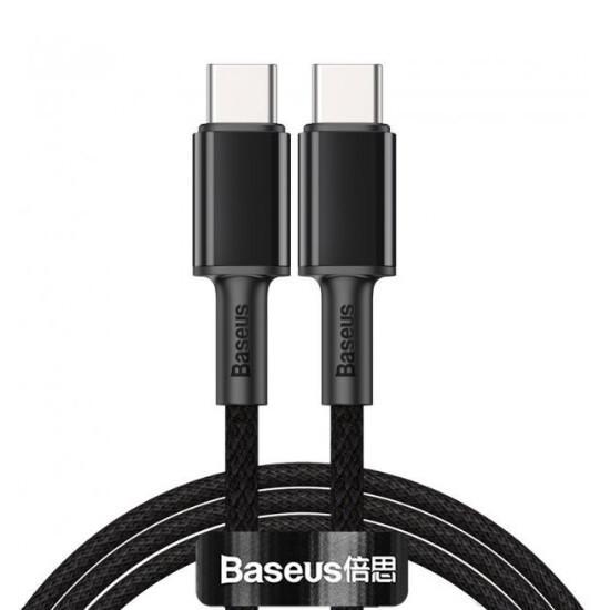 High Density Braided Fast Charging Data Cable Type-C to Type-C 100W 1m